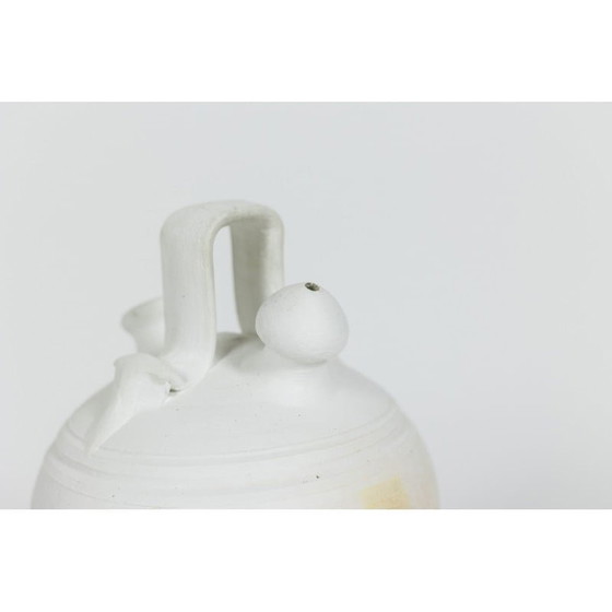 Image 1 of Vintage vaas in beschilderd terracotta