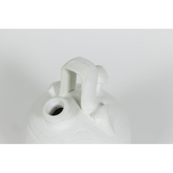 Image 1 of Vintage vaas in beschilderd terracotta