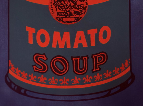 Image 1 of Andy Warhol: "Colored Campbell'S Soup Can, 1965 (Blue & Orange)".