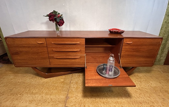 Image 1 of Mid Century Retro Vintage Dressoirs Van Beithcraft 60'S Scandinavisch Design Val Rossi