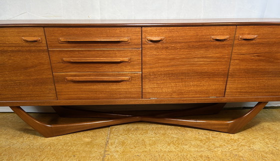 Image 1 of Mid Century Retro Vintage Dressoirs Van Beithcraft 60'S Scandinavisch Design Val Rossi