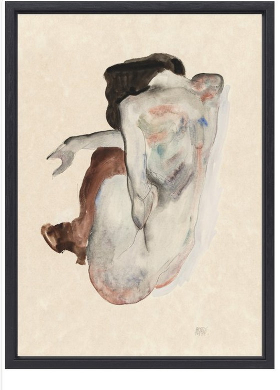 Image 1 of Egon Schiele  ----Nude     (Ingelijst)