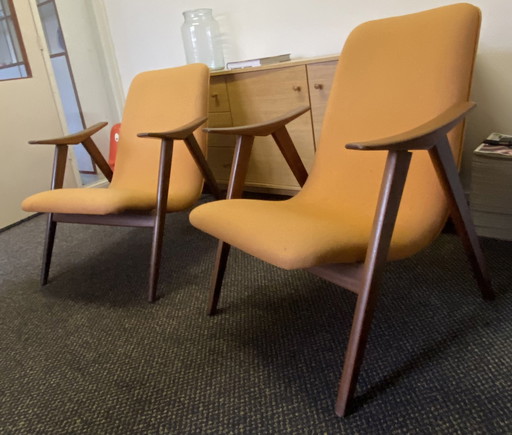 2x Fauteuil Louis Van Teeffelen Voor Webe