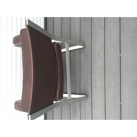 Image 1 of Mondo vintage leren fauteuil van Karl Erik Ekselius