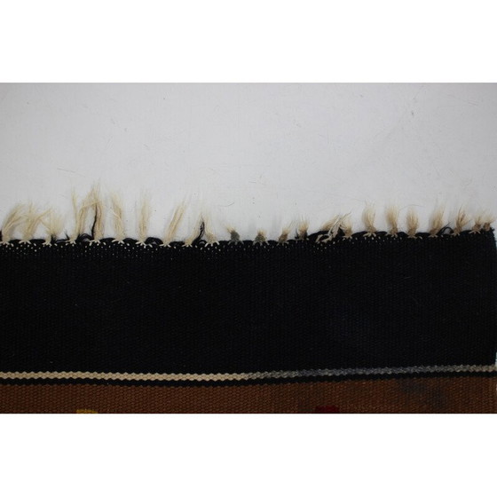 Image 1 of Vintage wollen kelim tapijt, Tsjecho-Slowakije 1960