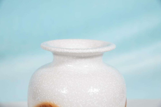 Image 1 of Space age 70s vaas fat lava, vintage handmade vase