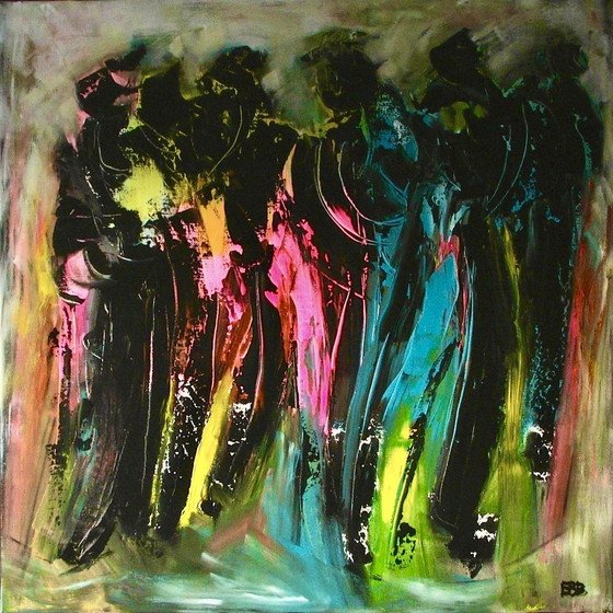 Image 1 of -Dance- een schilderij van EllesBB