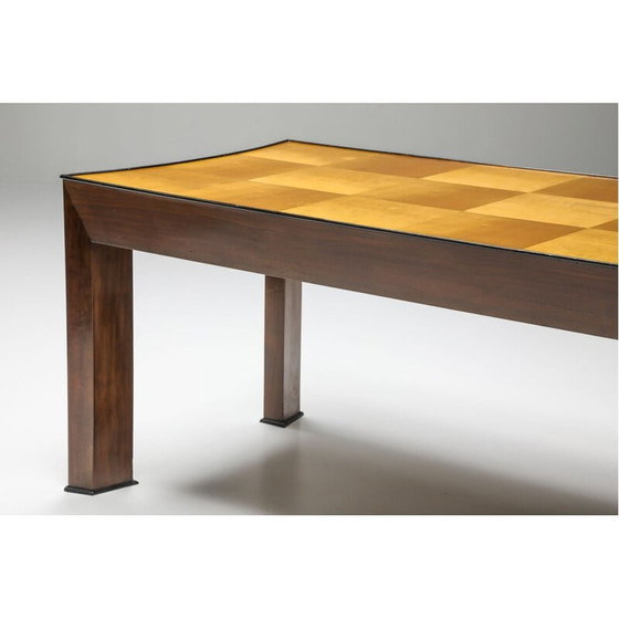 Image 1 of Vintage Art Deco Concave eettafel, 1970