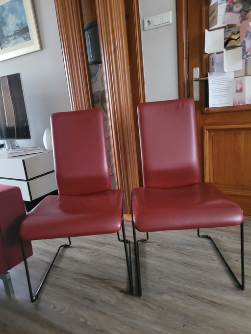 6X Hennie De Jong Eetkamerstoelen