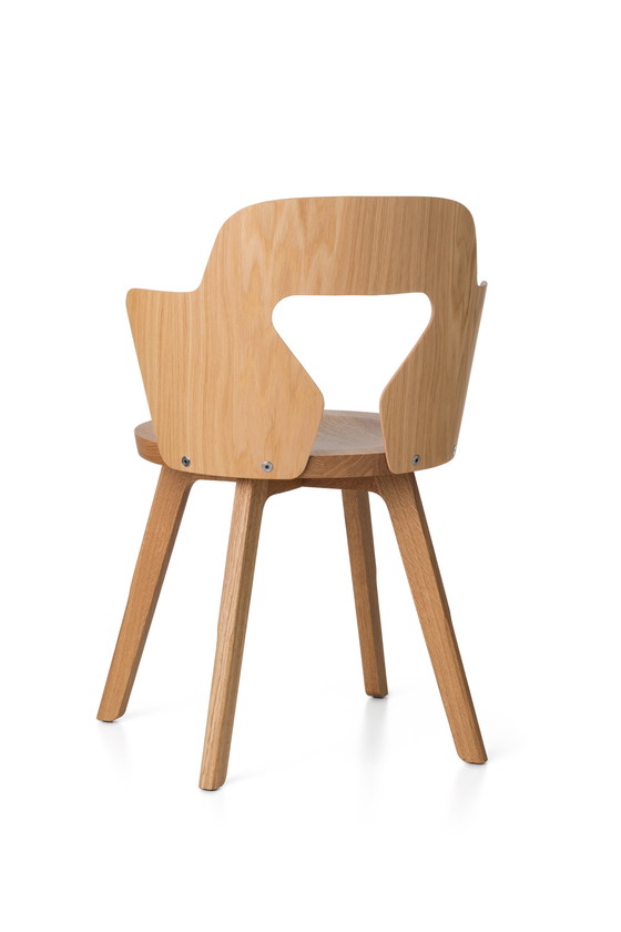 Image 1 of 6x eiken stoelen design Alfredo Häberli voor Quodes