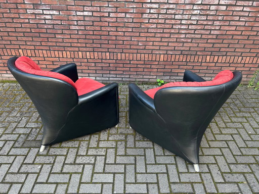 2x Leolux Excalibur Fauteuils