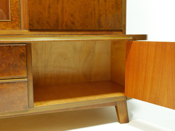 Image 1 of Vintage highboard / woonkamer kast met bar, jaren 50, Duitsland