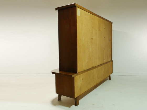 Image 1 of Vintage highboard / woonkamer kast met bar, jaren 50, Duitsland