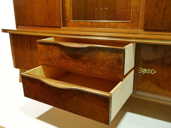 Image 1 of Vintage highboard / woonkamer kast met bar, jaren 50, Duitsland