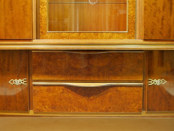 Image 1 of Vintage highboard / woonkamer kast met bar, jaren 50, Duitsland