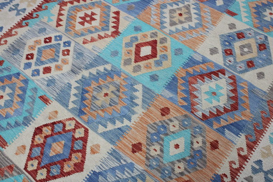 Image 1 of Originele oude stijl Kelim Afghan 291 X 204 Cm Top staat