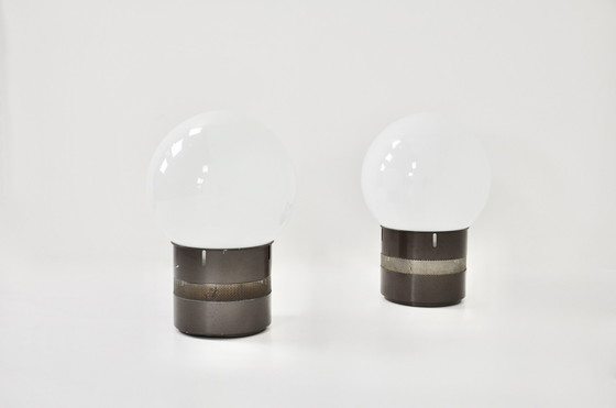 Image 1 of 2x Artemide Oracolo van Gae Aulenti tafellampen