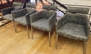 4x L'ancora  lederen armstoelen