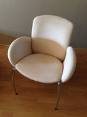 Modern zitje 2 fauteuils en 1 tafeltje