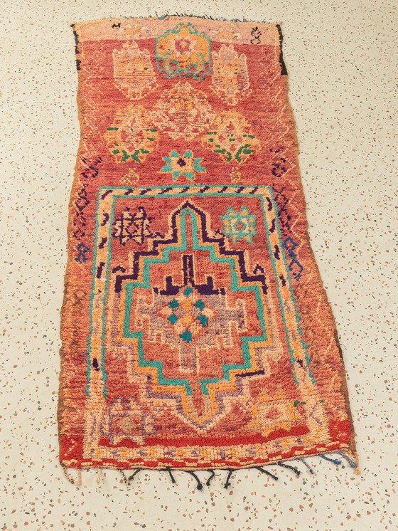Image 1 of  Vintage Rehamna, Berbers tapijt, 95 X 260 