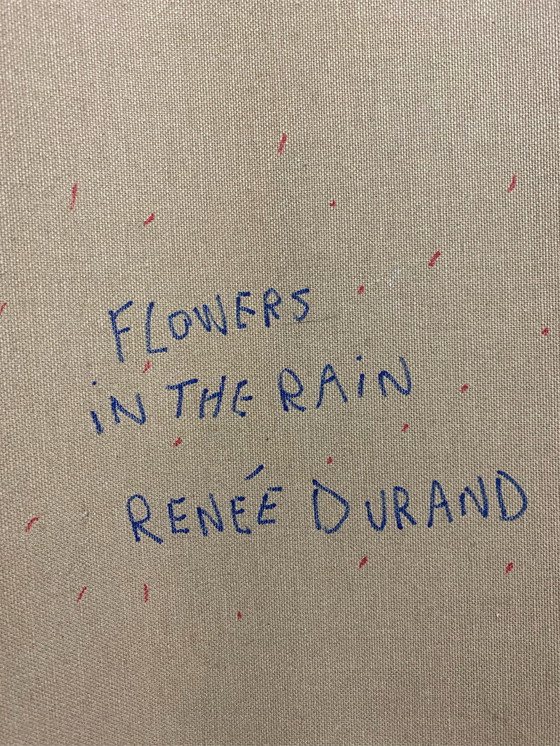 Image 1 of Renée Durand - Bloemen in de regen