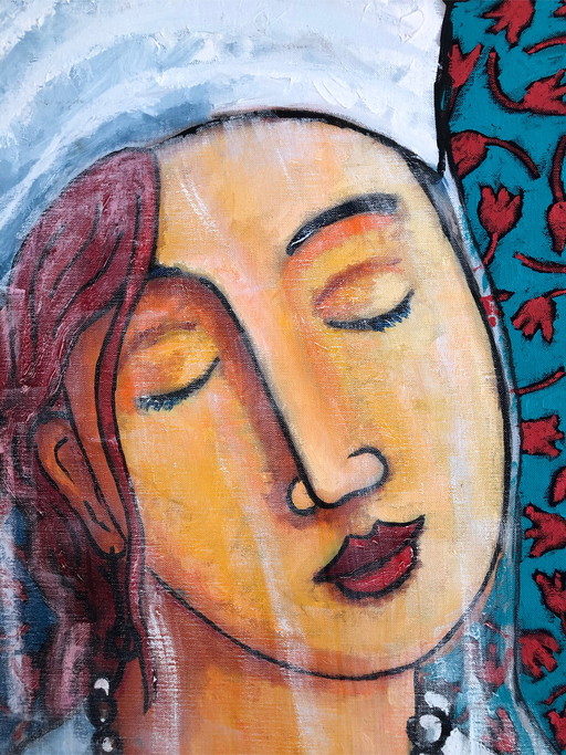 Jacques Tange schilderij