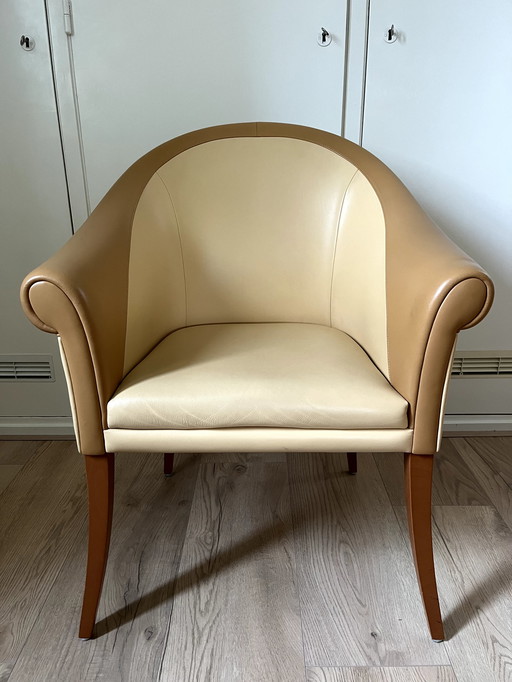 4 x Poltrona Frau Sinan Armchair eetkamerstoelen