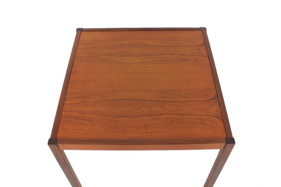 Image 1 of Olli Borg / Jussi Peippo voor Asko Finland, Mid Century Teakhouten Salontafel / Salontafel