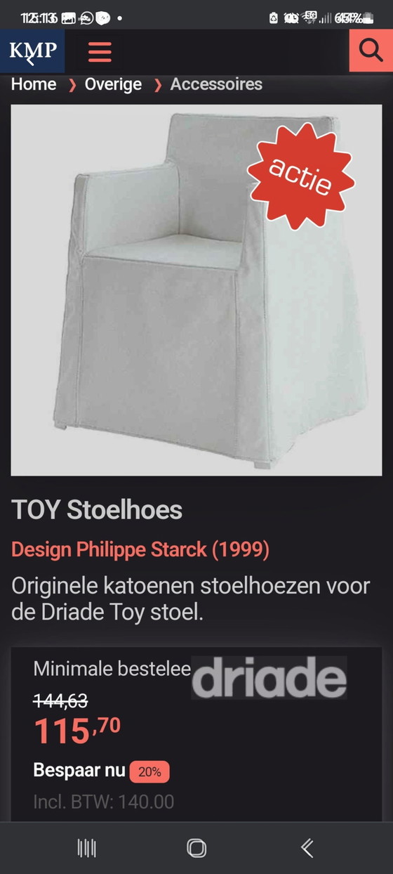 Image 1 of 6 x Philippe Starck Toy stoelen