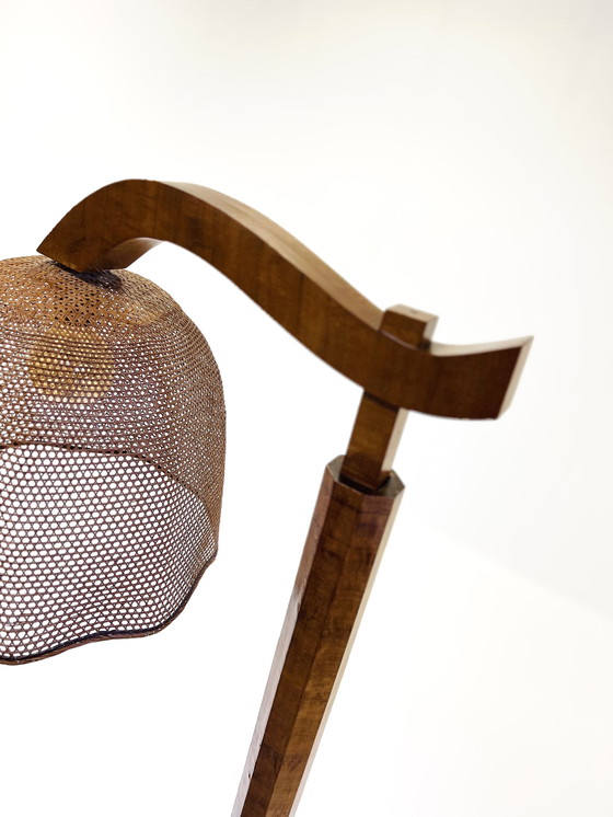 Image 1 of Vloerlamp webbing & teak