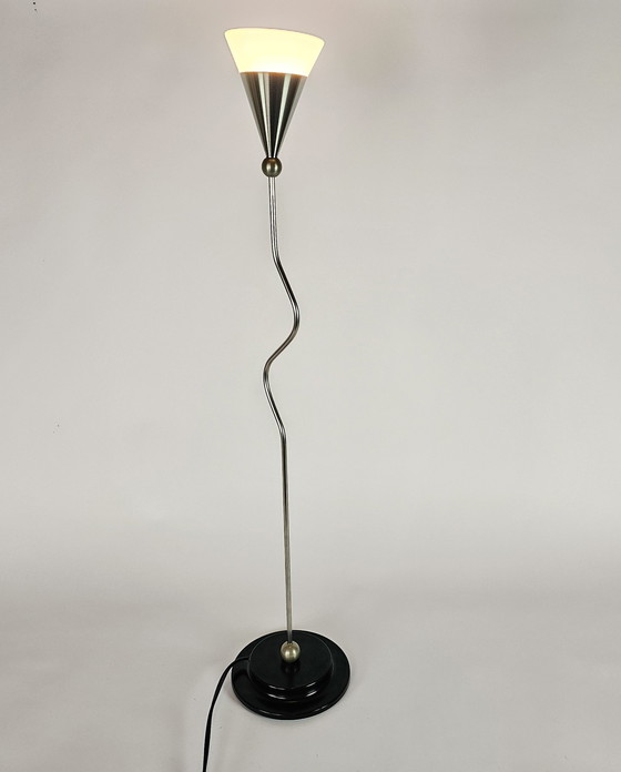 Image 1 of Dutch design - Harco Loor design - tafellamp - kelklamp - post modern - 80's