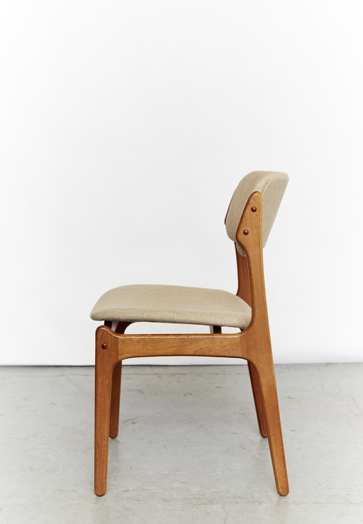 Set eetkamerstoelen nr. 49 van Erik Buch voor O.D. Møbler