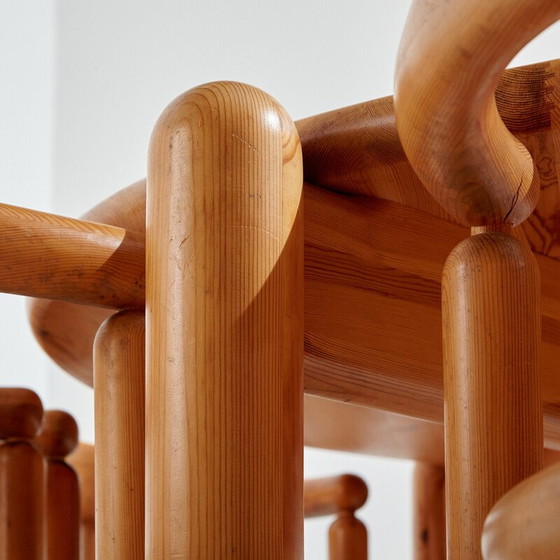 Image 1 of Vintage grenen eetset van Rainer Daumiller voor Hanex, 1980