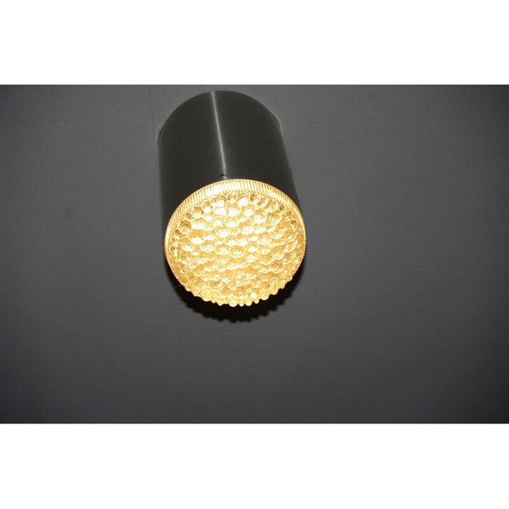 Image 1 of Vintage plafondlamp in aluminium uit het huis van Raack, Nederland 1960