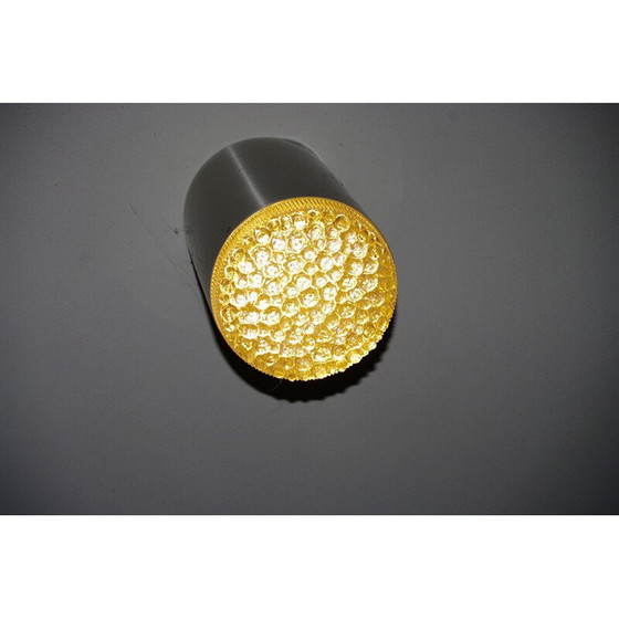 Image 1 of Vintage plafondlamp in aluminium uit het huis van Raack, Nederland 1960
