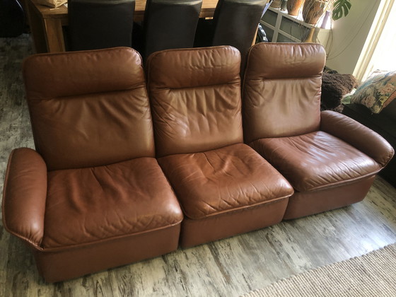 Image 1 of Vintage De Sede modulair zetels 3-zits + 1 zit fauteuil