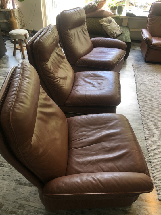 Image 1 of Vintage De Sede modulair zetels 3-zits + 1 zit fauteuil