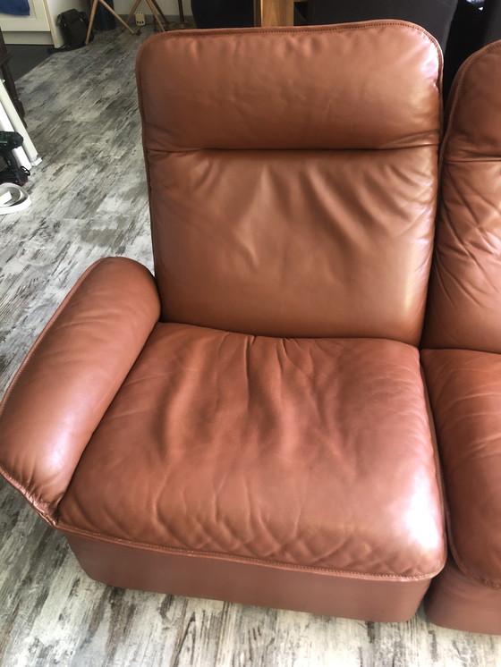 Image 1 of Vintage De Sede modulair zetels 3-zits + 1 zit fauteuil