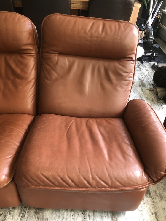 Image 1 of Vintage De Sede modulair zetels 3-zits + 1 zit fauteuil