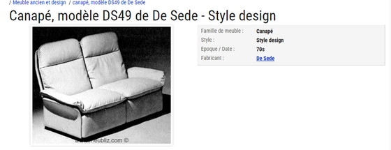 Image 1 of Vintage De Sede modulair zetels 3-zits + 1 zit fauteuil