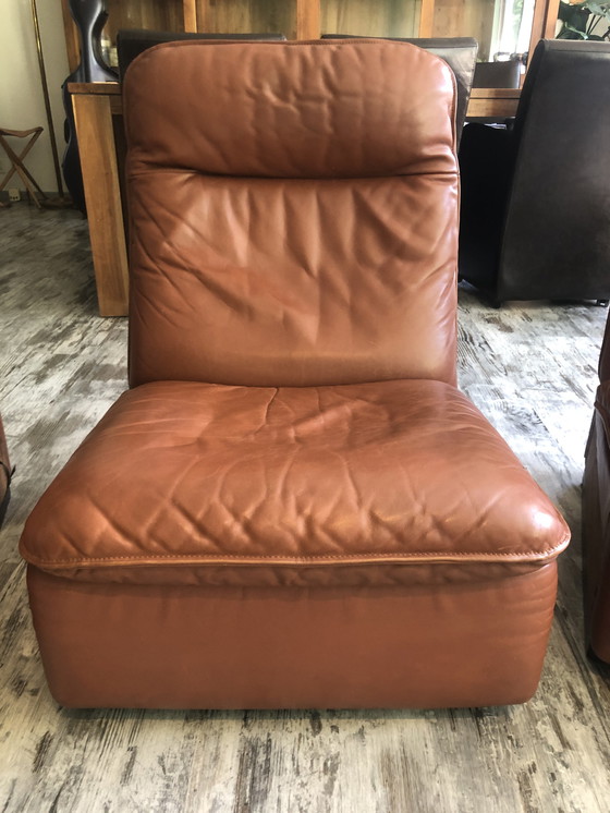 Image 1 of Vintage De Sede modulair zetels 3-zits + 1 zit fauteuil