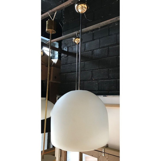 Image 1 of Vintage klok hanglamp