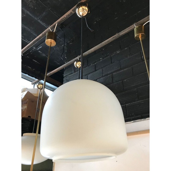 Image 1 of Vintage klok hanglamp