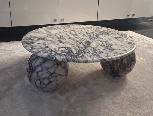 Salontafel- Coffeetable Calacatta Viola Marmer