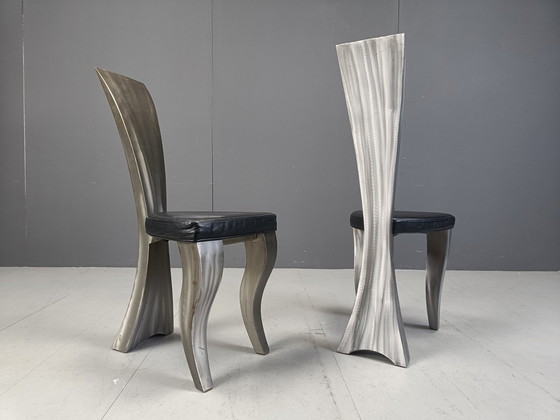 Image 1 of Set van 10 eetkamerstoelen van Hans Kopla, 1990S