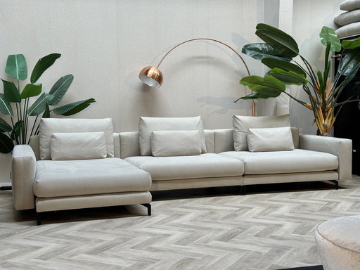 Rolf Benz Nuvola Design Hoekbank Beige