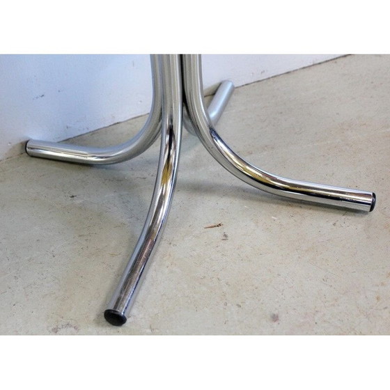 Image 1 of Paar vintage verchroomde metalen stoelen van Charles en Ray Eames, 1960