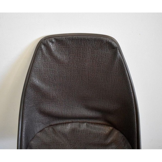 Image 1 of Paar vintage verchroomde metalen stoelen van Charles en Ray Eames, 1960