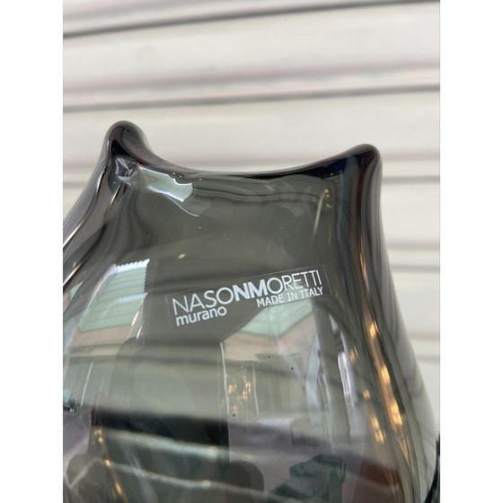 Image 1 of Vintage Murano glazen vaas van Nason Moretti voor Carl Hansen, 2022