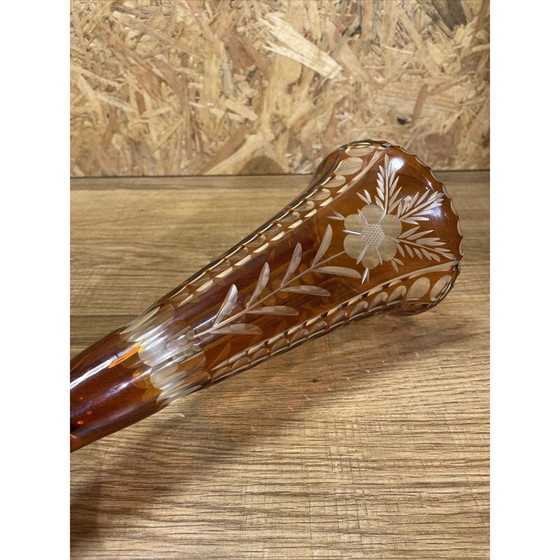 Image 1 of Vintage kornet kristallen vaas